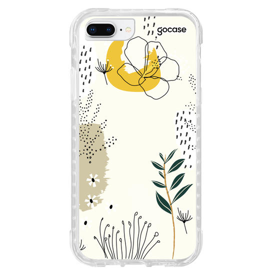 Capinha para celular Floral shapes