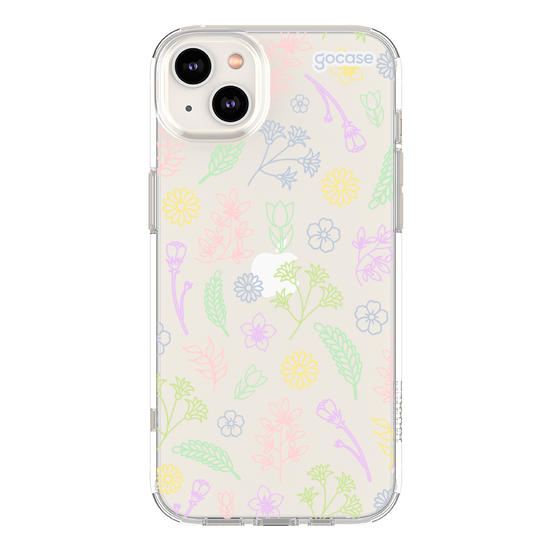 Capinha para celular  Floral em Tons Pastéis