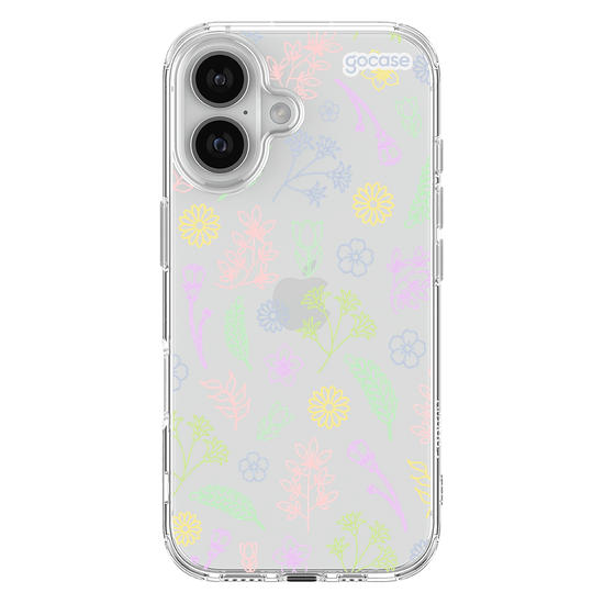 Capinha para celular  Floral em Tons Pastéis