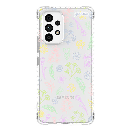 Capinha para celular  Floral em Tons Pastéis