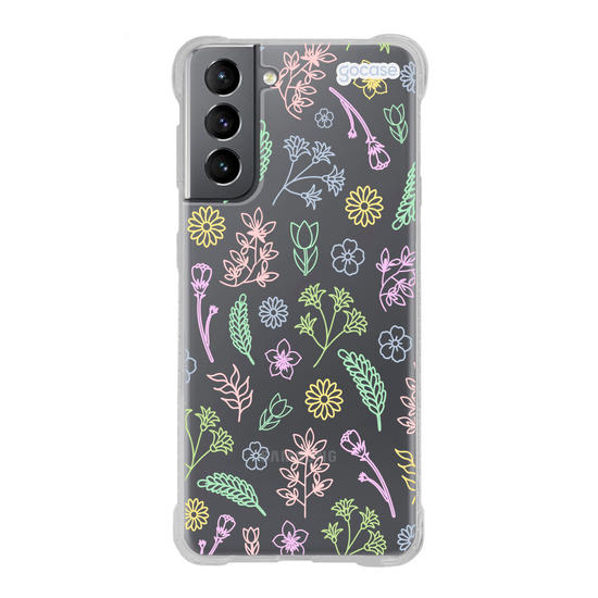 Capinha para celular  Floral em Tons Pastéis