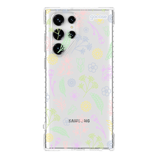Capinha para celular  Floral em Tons Pastéis