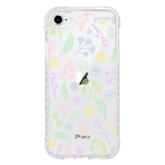Capinha para celular  Floral em Tons Pastéis