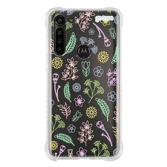 Capinha para celular  Floral em Tons Pastéis