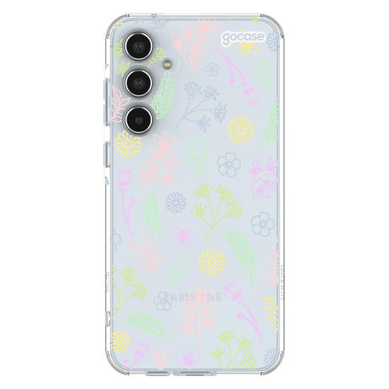 Capinha para celular  Floral em Tons Pastéis
