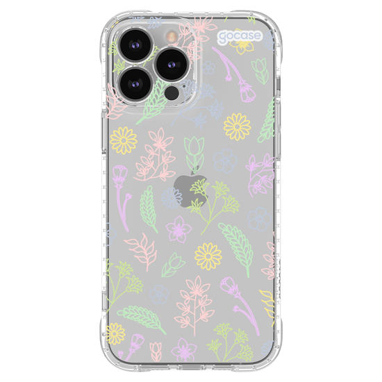 Capinha para celular  Floral em Tons Pastéis