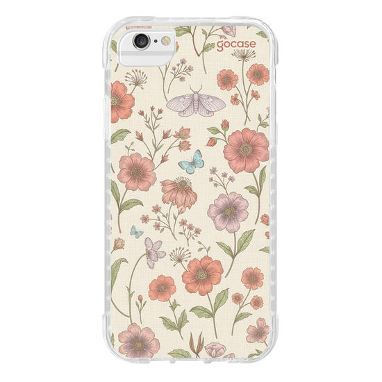 Capinha para celular  Floral Vintage Rosé