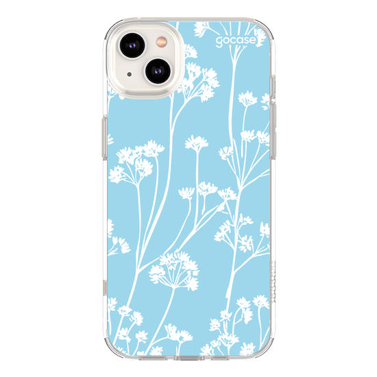 Capinha para celular Floral White Pattern