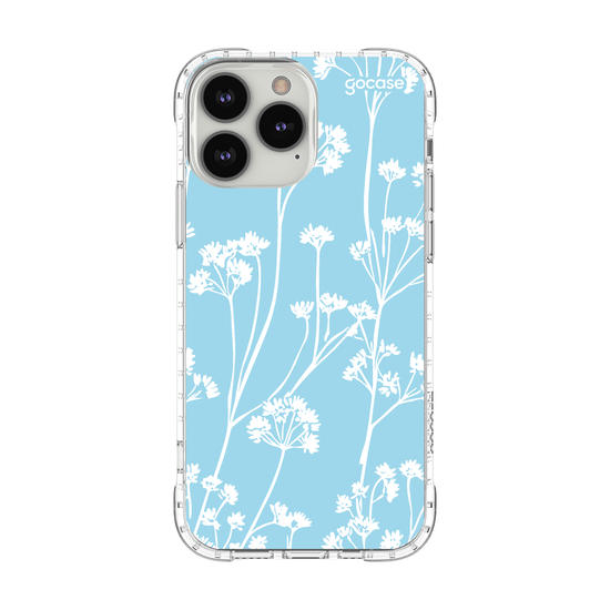 Capinha para celular Floral White Pattern