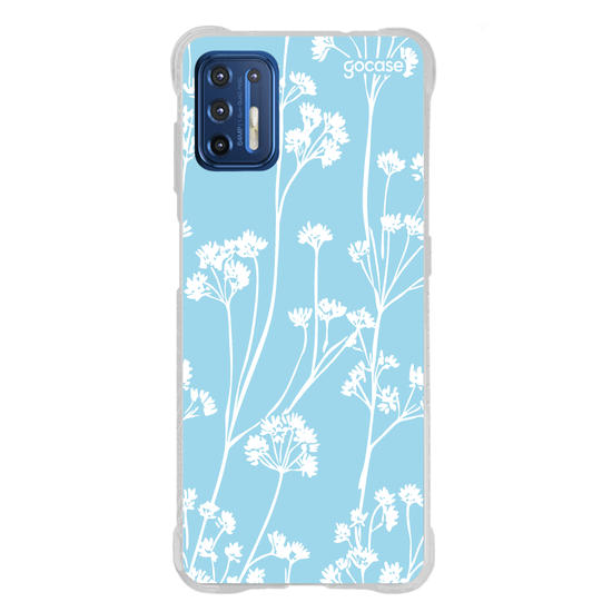 Capinha para celular Floral White Pattern