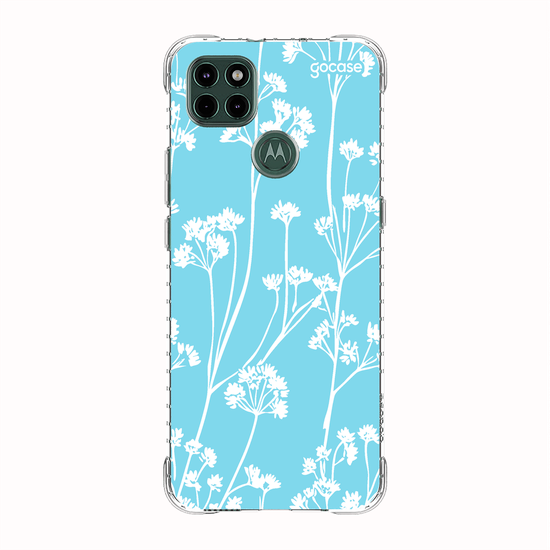 Capinha para celular Floral White Pattern