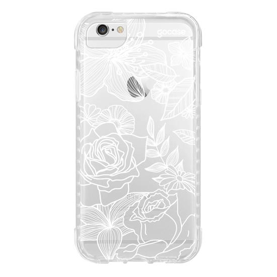 Capinha para celular Floral White