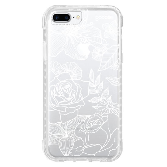 Capinha para celular Floral White
