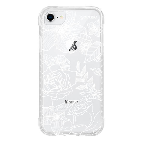 Capinha para celular Floral White