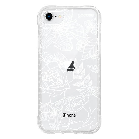 Capinha para celular Floral White