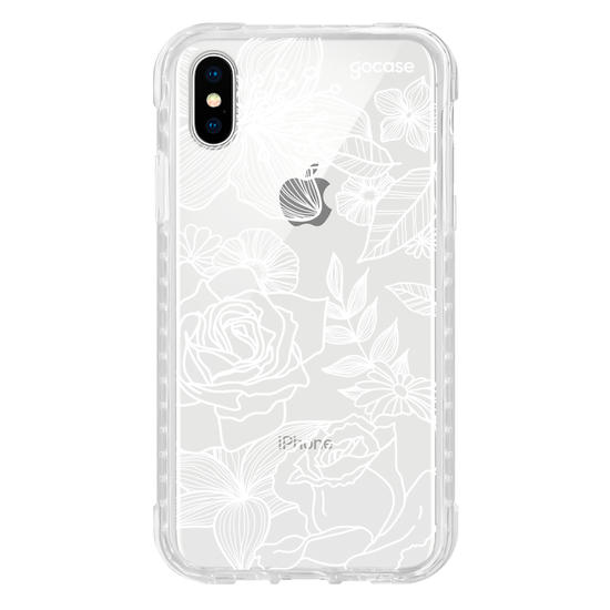 Capinha para celular Floral White