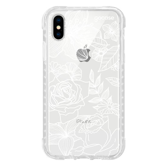 Capinha para celular Floral White