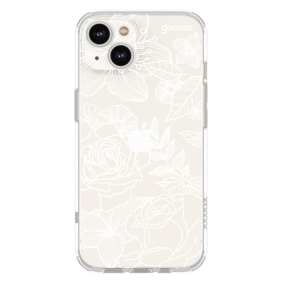 Capinha para celular Floral White