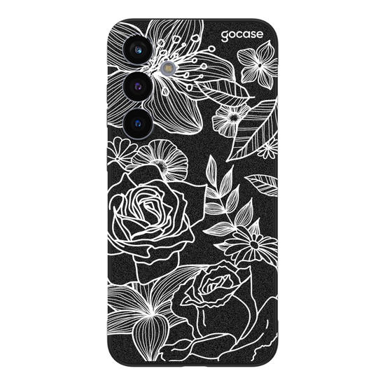 Capinha para celular Floral White