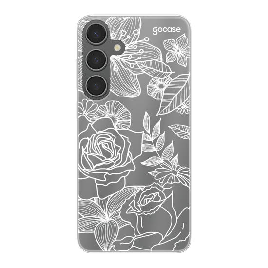 Floral White Phone Case