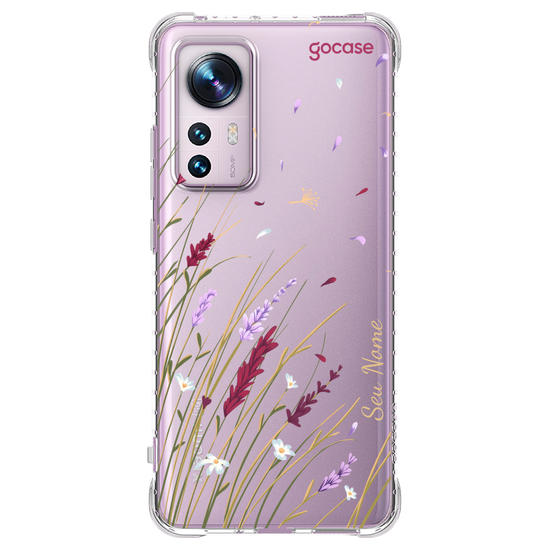 Capinha para celular Flores ao vento