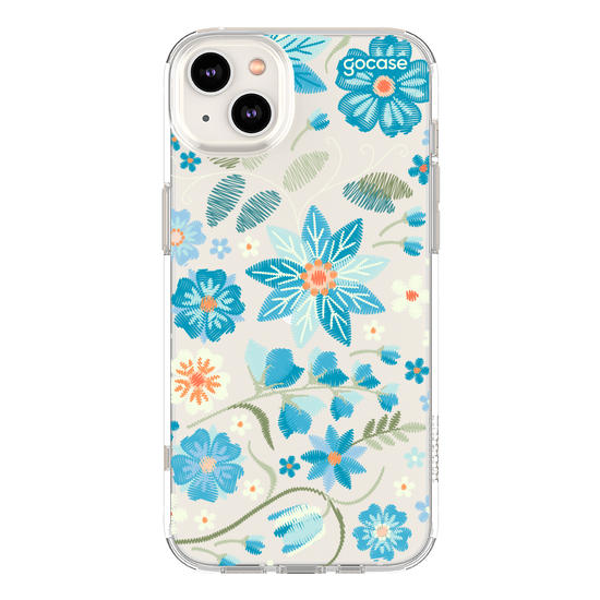 Capinha para celular  Flores Bordadas