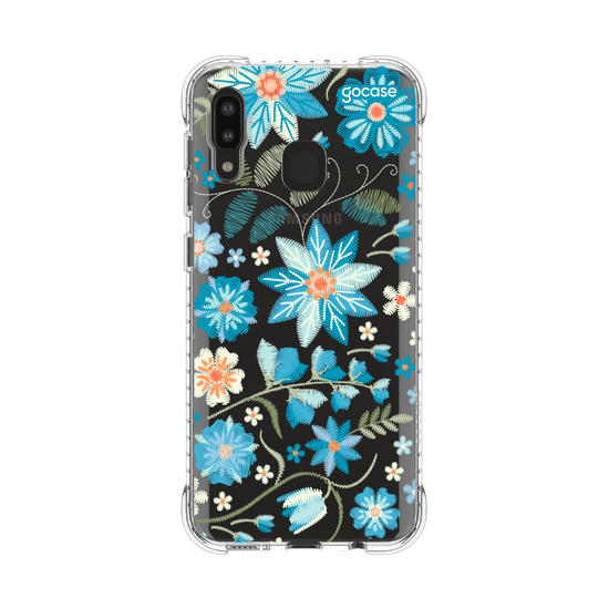 Capinha para celular  Flores Bordadas