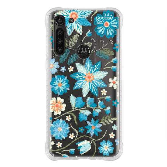 Capinha para celular  Flores Bordadas