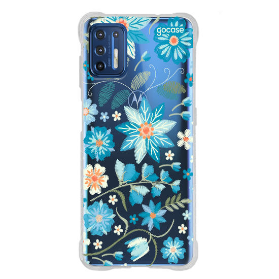 Capinha para celular  Flores Bordadas