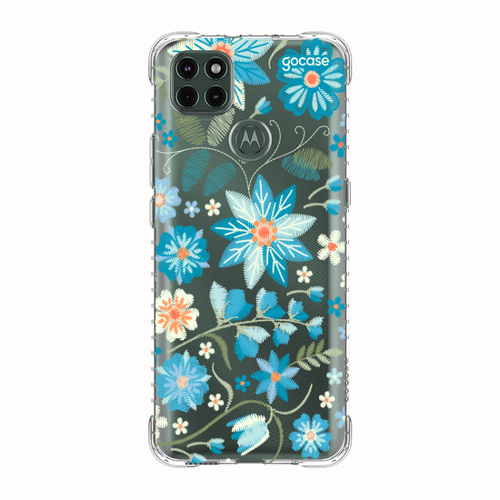 Capinha para celular  Flores Bordadas