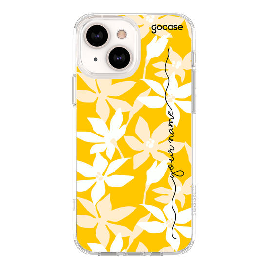 White & yellow Flowers Phone Case