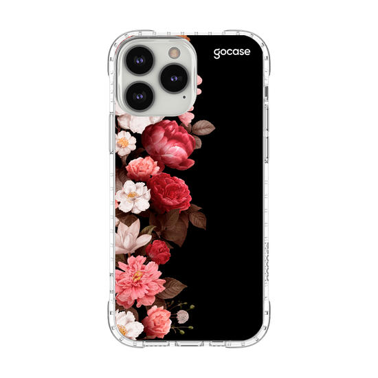 Capinha para celular Flores Clássicas Black