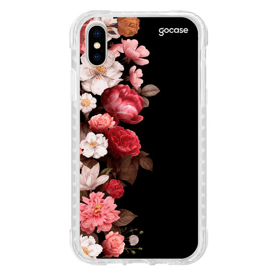 Capinha para celular Flores Clássicas Black