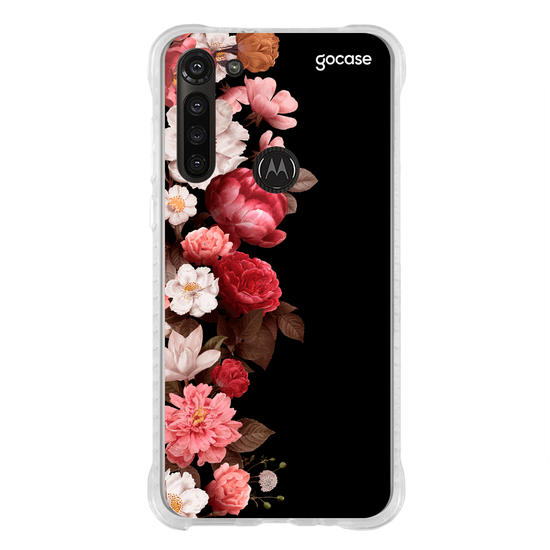 Capinha para celular Flores Clássicas Black