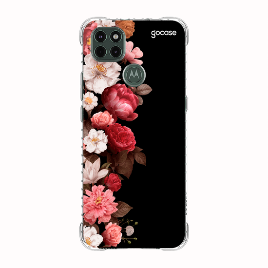 Capinha para celular Flores Clássicas Black
