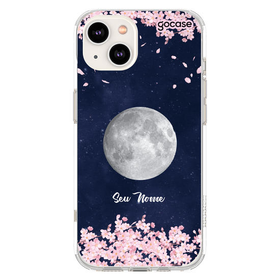 Capinha para celular Flores da Lua