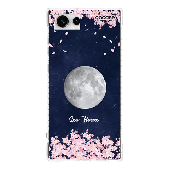 Capinha para celular Flores da Lua