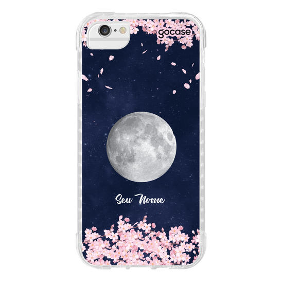 Capinha para celular Flores da Lua