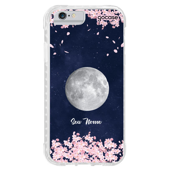 Capinha para celular Flores da Lua