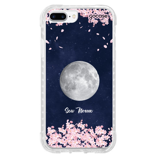 Capinha para celular Flores da Lua