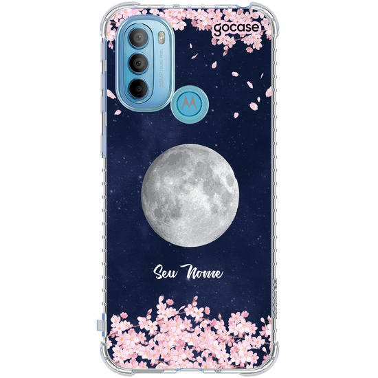 Capinha para celular Flores da Lua