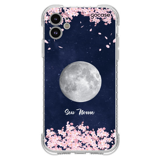 Capinha para celular Flores da Lua