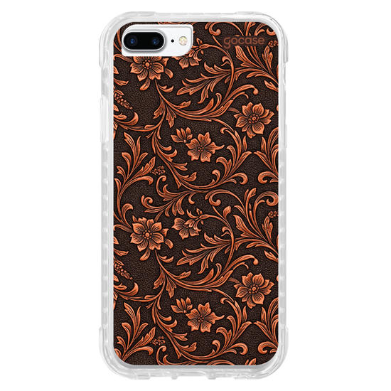 Capinha para celular  Flores de Madeira