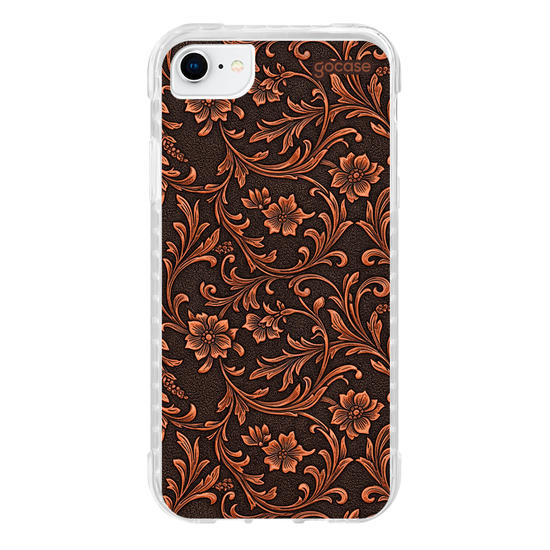 Capinha para celular  Flores de Madeira