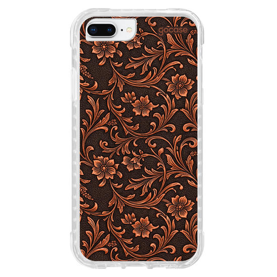 Capinha para celular  Flores de Madeira