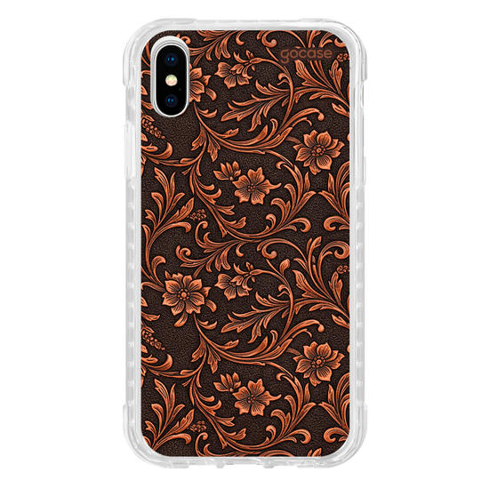 Capinha para celular  Flores de Madeira