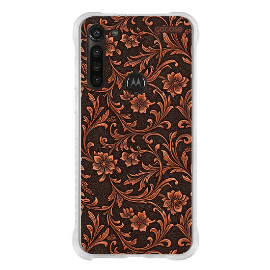 Capinha para celular  Flores de Madeira