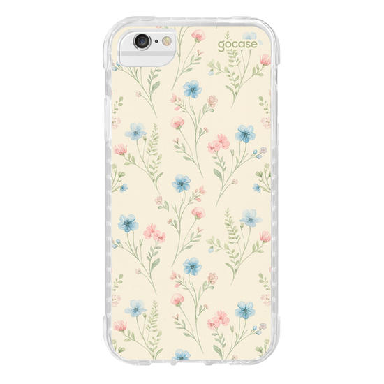 Capinha para celular  Flores Delicadas Pastel