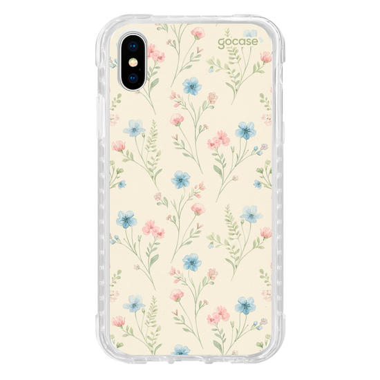Capinha para celular  Flores Delicadas Pastel