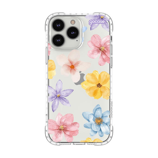 Capinha para celular  Flores do Campo em Aquarela